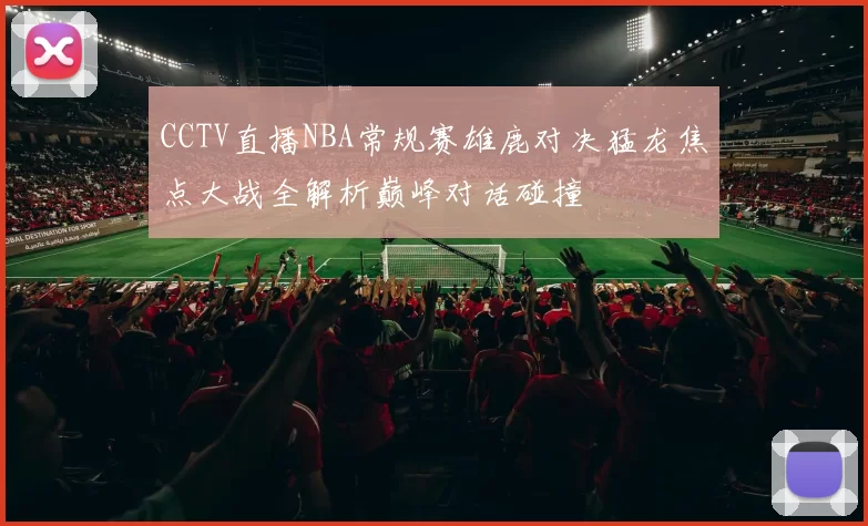 CCTV直播NBA常规赛雄鹿对决猛龙焦点大战全解析巅峰对话碰撞