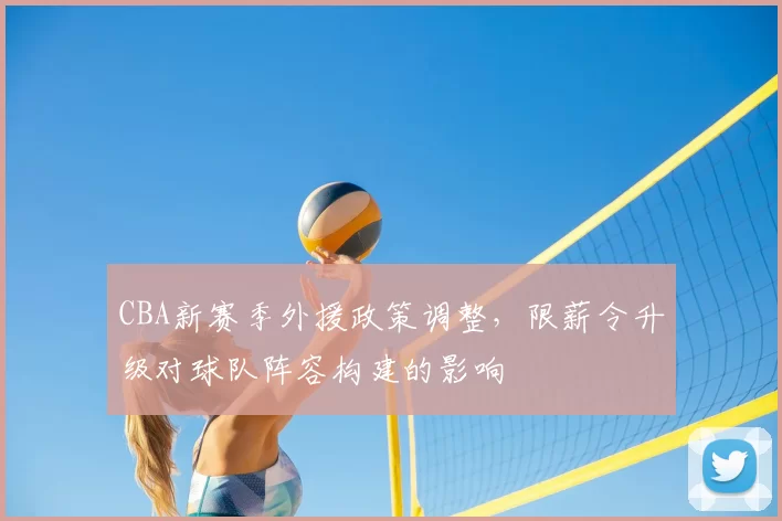 CBA新赛季外援政策调整，限薪令升级对球队阵容构建的影响